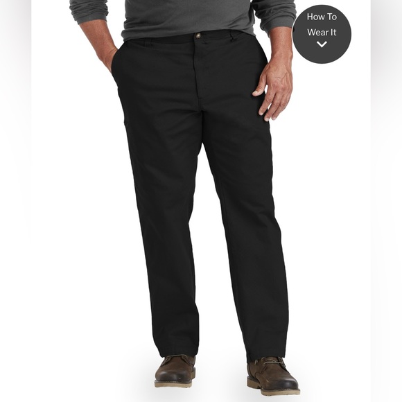 Lee Pants New Lee Extreme Flex Cargo Straight Leg Black Pants Size